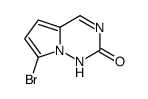 7-bromo-1H-pyrrolo[2,1-f][1,2,4]triazin-2-one Structure