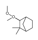3,3-dimethoxy-2,2-dimethylbicyclo[2.2.1]heptane结构式