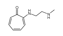 2-[[2-(methylamino)ethyl]amino]tropone Structure
