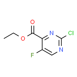 Ethyl 2-Chloro-5-fluoropyrimidine-4-carboxylate Structure