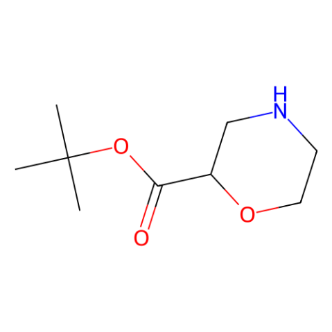 tert-butyl morpholine-2-carboxylate Structure