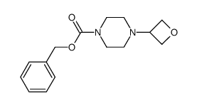 benzyl 4-(oxetan-3-yl)piperazine-1-carboxylate structure