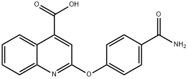 2-[4-(Aminocarbonyl)phenoxy]quinoline-4-carboxylic acid picture