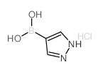 (1H-PYRAZOL-4-YL)BORONIC ACID HYDROCHLORIDE Structure