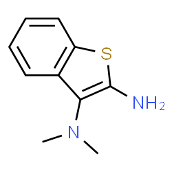 Benzo[b]thiophene-2,3-diamine, N3,N3-dimethyl- (9CI) structure