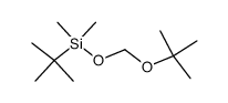 (tert-butoxymethoxy)(tert-butyl)dimethylsilane结构式