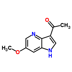 1-(6-Methoxy-1H-pyrrolo[3,2-b]pyridin-3-yl)ethanone Structure