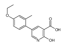 5-(4-ethoxy-2-methylphenyl)-2-oxo-1H-pyridine-3-carboxylic acid结构式