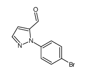 1-(4-BROMOPHENYL)-1H-PYRAZOLE-5-CARBALDEHYDE结构式