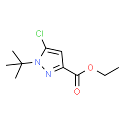 ETHYL1-TERT-BUTYL-5-CHLORO-1H-PYRAZOLE-3-CARBOXYLATE结构式