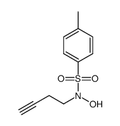 N-(but-3-yn-1-yl)-N-hydroxy-4-methylbenzenesulfonamide Structure