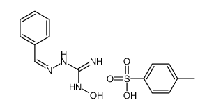 2-[(E)-benzylideneamino]-1-hydroxyguanidine,4-methylbenzenesulfonic acid Structure