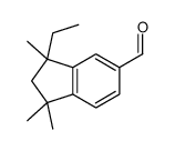 3-ethyl-1,1,3-trimethyl-2H-indene-5-carbaldehyde Structure