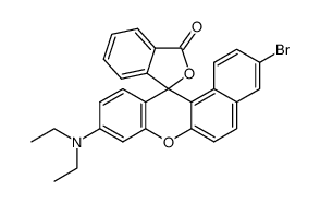 9'-diethylamino-3'-bromobenzo[a]fluoran结构式