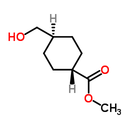 4-(羟甲基)环己烷羧酸甲酯结构式