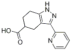 3-(pyridin-2-yl)-4,5,6,7-tetrahydro-1H-indazol-5-carboxylic acid structure