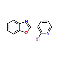 2-(2-Chloro-3-pyridinyl)-1,3-benzoxazole结构式