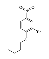 2-Bromo-1-butoxy-4-nitrobenzene结构式