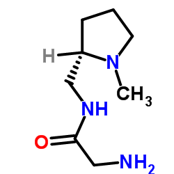 N-{[(2S)-1-Methyl-2-pyrrolidinyl]methyl}glycinamide Structure