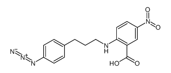 5-nitro-2-(N-3-(4-azidophenyl)propylamino)benzoic acid Structure