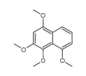 1,2,4,8-tetramethoxynaphthalene Structure