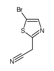 2-(5-bromo-1,3-thiazol-2-yl)acetonitrile Structure