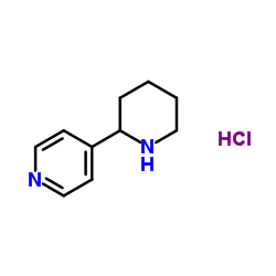 4-(2-Piperidinyl)pyridine hydrochloride (1:1) Structure