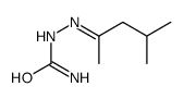 (4-methylpentan-2-ylideneamino)urea结构式