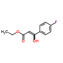 Ethyl (2Z)-3-(4-fluorophenyl)-3-hydroxyacrylate Structure