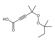 4-methyl-4-(2-methylbutan-2-ylperoxy)pent-2-ynoic acid结构式