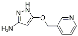 5-(pyridin-3-ylMethoxy)-1H-pyrazol-3-aMine structure