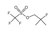 2-fluoro-2-methylpropyl trifluoromethanesulfonate Structure