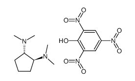 tetra-N-methyl-trans-cyclopentane-1,2-diyldiamine; dipicrate Structure