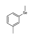 1-methyl-3-methylselanylbenzene结构式