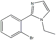 2-(2-Bromophenyl)-1-ethyl-1H-imidazole Structure