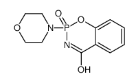 2-morpholin-4-yl-2-oxo-3H-1,3,2λ5-benzoxazaphosphinin-4-one结构式