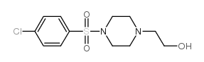 2-(4-((4-CHLOROPHENYL)SULFONYL)PIPERAZIN-1-YL)ETHANOL structure