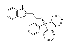 2-(2-(triphenylphosphoranylidene)aminoethyl)indole Structure