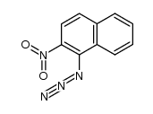 1-azido-2-nitronaphthalene Structure