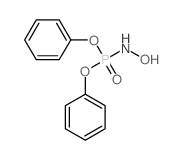 Phosphoramidic acid,hydroxy-, diphenyl ester (8CI,9CI) structure