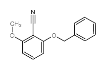 2-methoxy-6-phenylmethoxybenzonitrile Structure