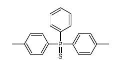 bis(4-methylphenyl)-phenyl-sulfanylidene-λ5-phosphane结构式