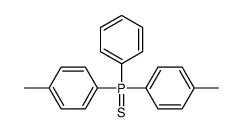 bis(4-methylphenyl)-phenyl-sulfanylidene-λ5-phosphane Structure