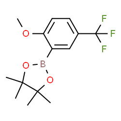 2-Methoxy-5-(trifluoromethyl)phenylboronic acidpinacol ester结构式