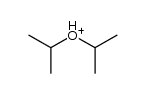 protonated diisopropyl ether Structure
