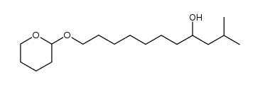 1-(2-Methylpropyl)-8-tetrahydropyranyloxy-1-octanol Structure