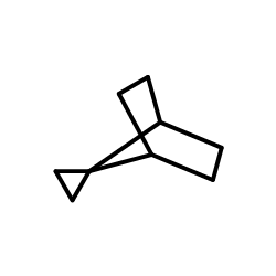 Spiro[bicyclo[2.2.1]heptane-7,1'-cyclopropane]结构式