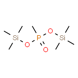 Methylphosphonic acid bis(trimethylsilyl) ester结构式