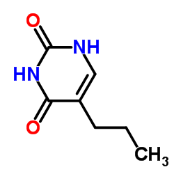 5-N-丙基尿嘧啶结构式