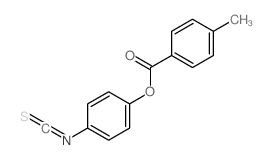 (4-isothiocyanatophenyl) 4-methylbenzoate Structure